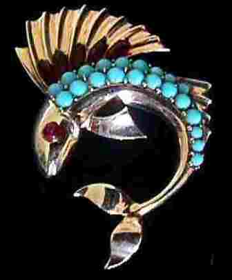 Fish Brooch