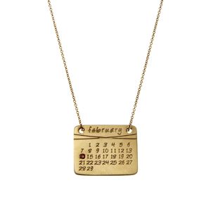 Dalla Nonna Calendar Necklace