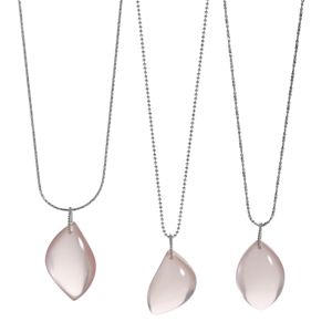 Shamila Jiwa Rose Quartz Pendants