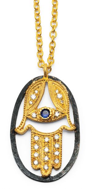 Sara Weinstock Hamsa Pendant
