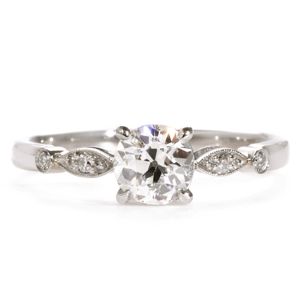 Single-28 Single Stone Ring Greenwich Jewelers