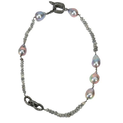 Fragments_61924563597776069_wuhWoW7j_c Jordan Alexander pearl and diamond slice necklace