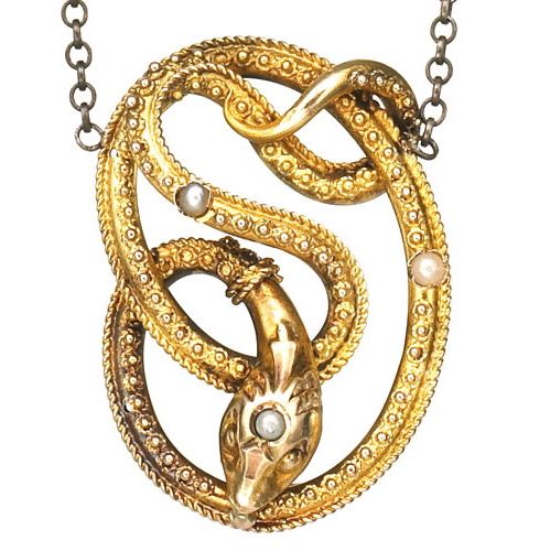 Estate_Grace_home_snake Estate of Grace Snake Pendant
