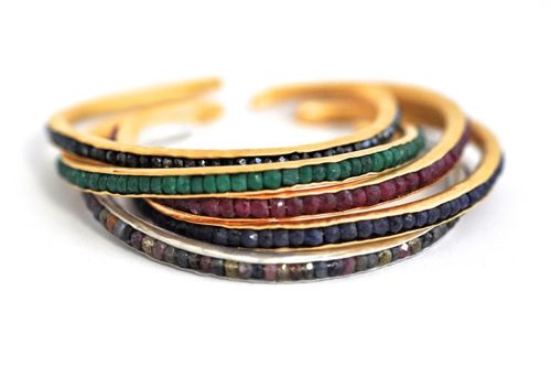 Lost_wax_cuffs Thin Cuff Bracelet