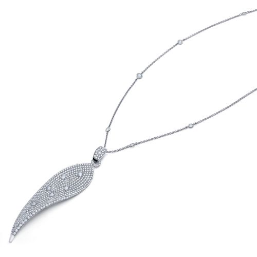 Michael John_Deja Vu "Foliage" Pendant 2013 Michael John Jewelry Deja Vu Foliage Pendant