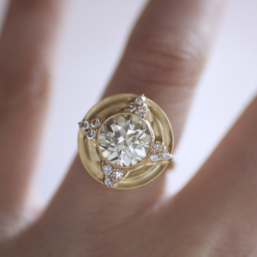 Erika Winters Designs Thea Halo Engagement Ring Thea Halo by Erika Winters Designs