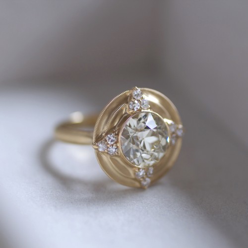 Erika Winters Designs Thea Halo Engagement Ring Erika Winters Designs Thea Halo Engagement Ring