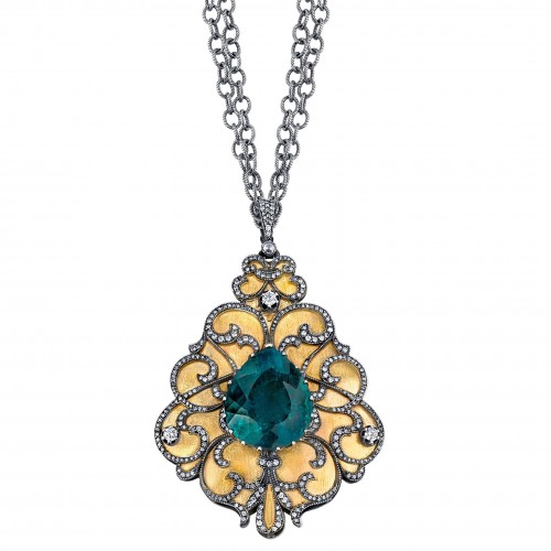 Arman_indicolite_pendant_image Arman Sarkisyan Indicolite pendant