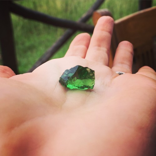 IMG_7444 Rough tsavorite garnet gemstone